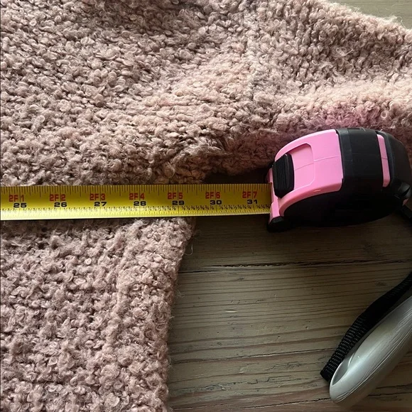 Free People Blush Slouch Cardigan Sweater Size Large - Picture 6 of 8